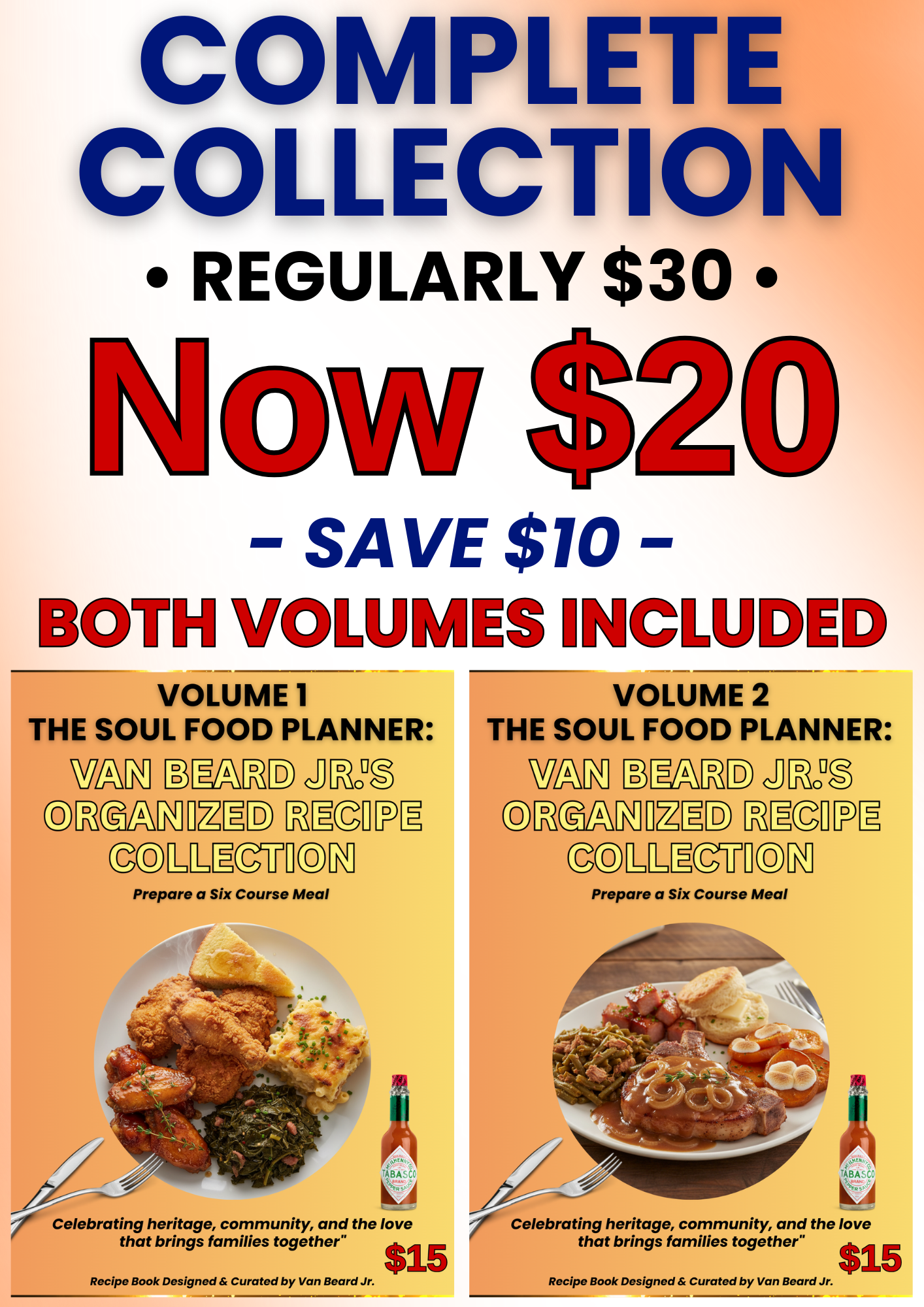 Soul Food Planner Volume 1 & 2 Van Beard Design