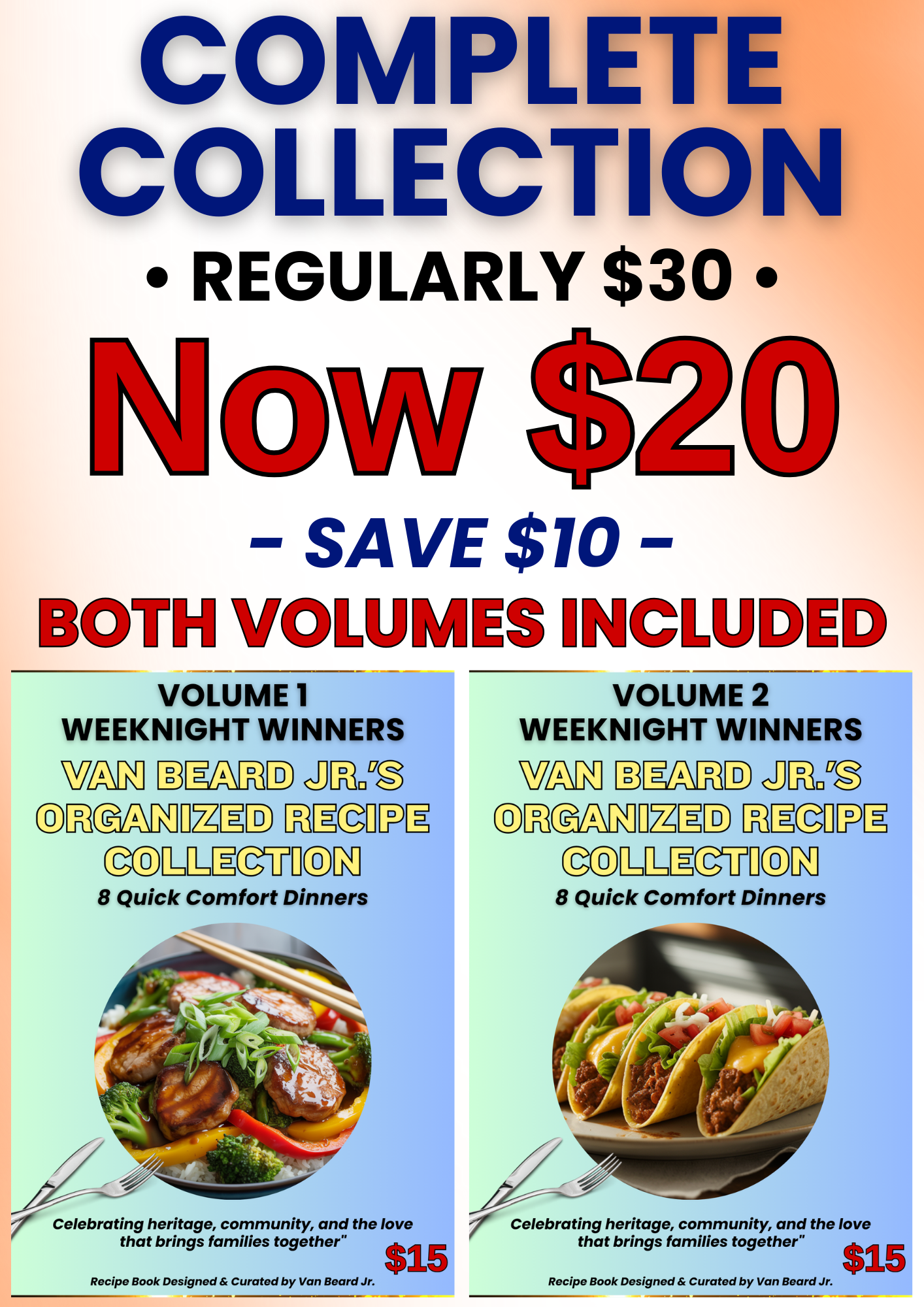  Weeknight Winners Volume 1 & 2: Van Beard Design